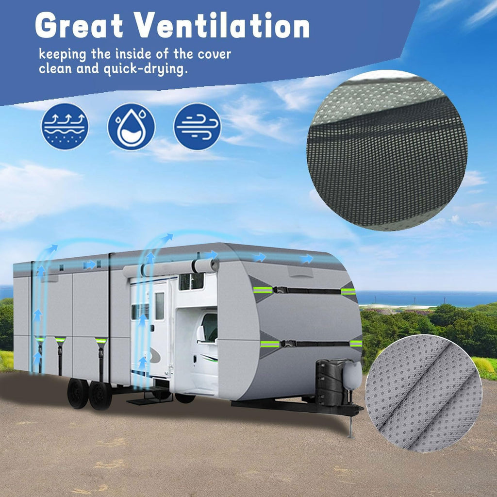 8 Layers Waterproof RV Cover 27'-30' A83642
