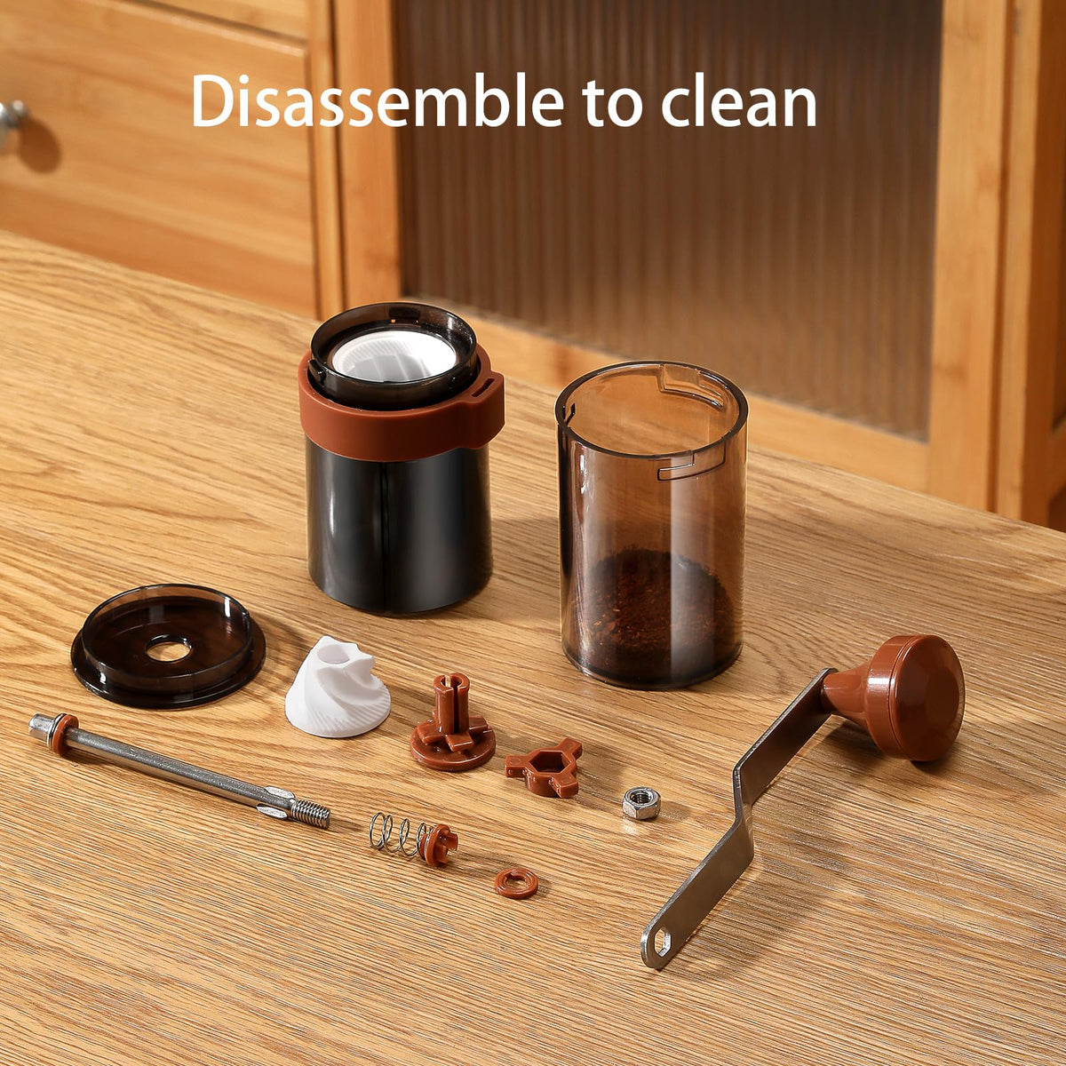 Manual Ceramic Burr Coffee Grinder P92428