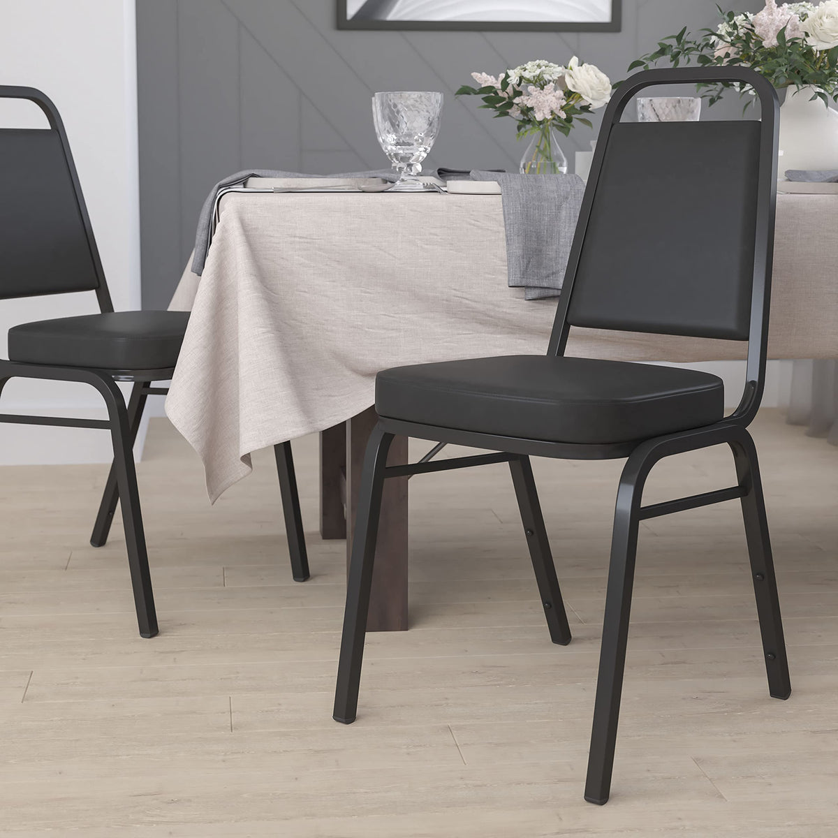 Black Stackable Banquet Chair L42512