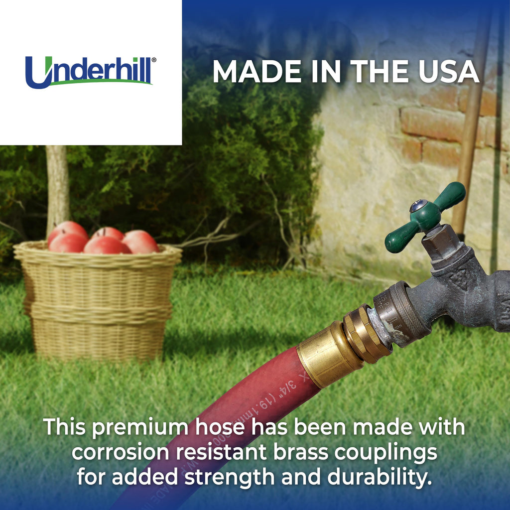 100 ft Rubber Flexible Anti-Kink Garden Water Hose F37028