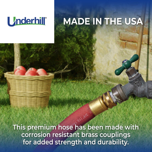 100 ft Rubber Flexible Anti-Kink Garden Water Hose F37028