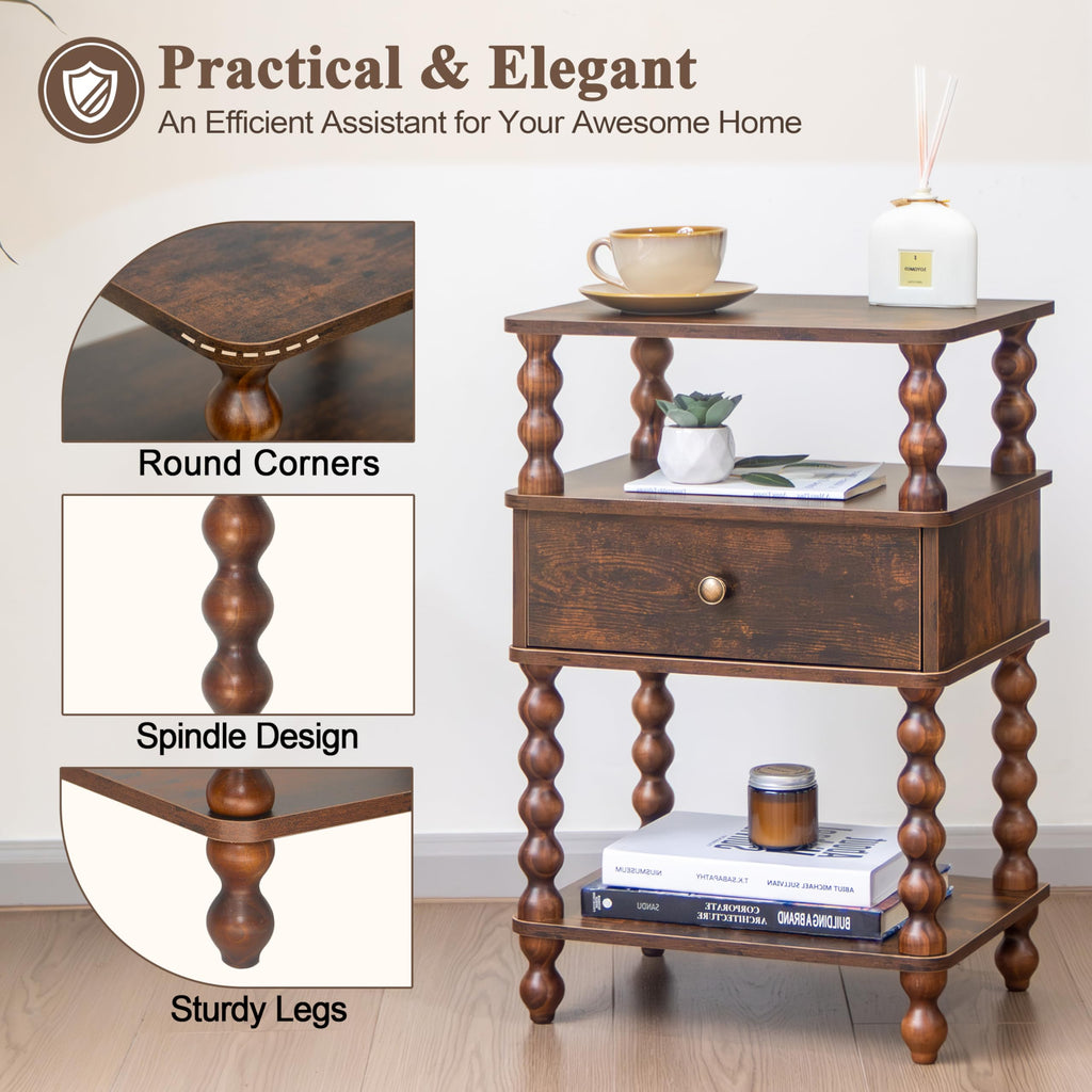 Nightstand with Drawer F414082