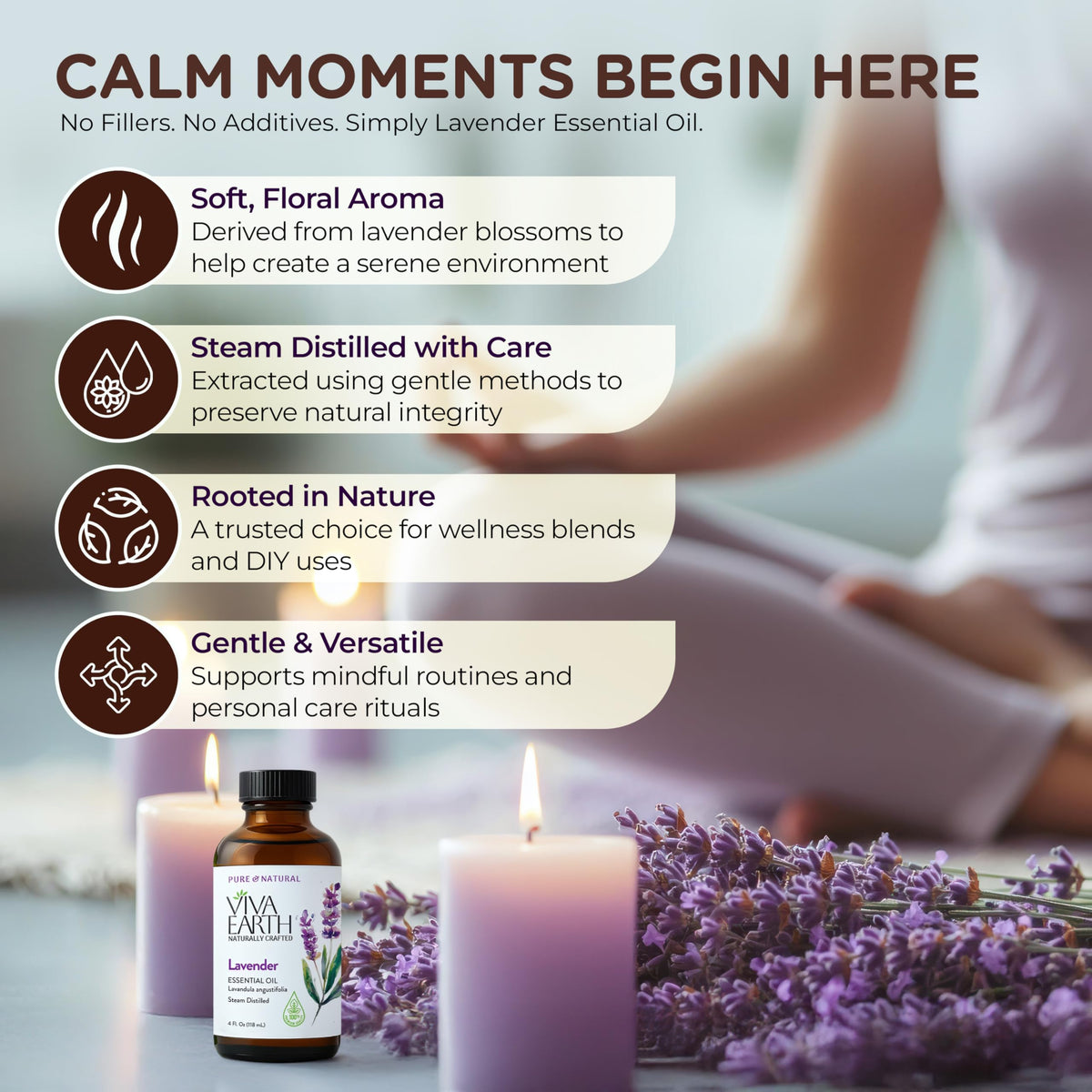 Lavender Essential Oil 4 Fl. Oz D17446