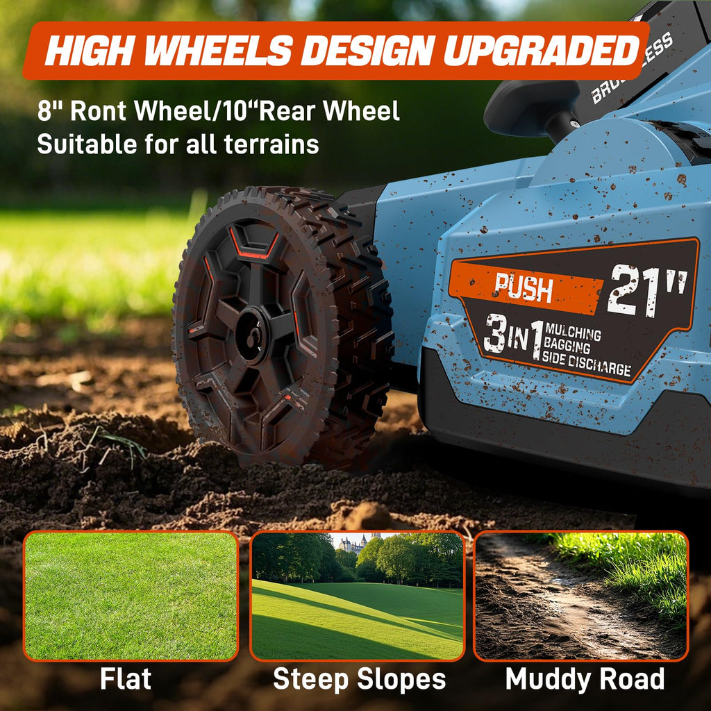 60V Electric Cordless Push Mower F7102