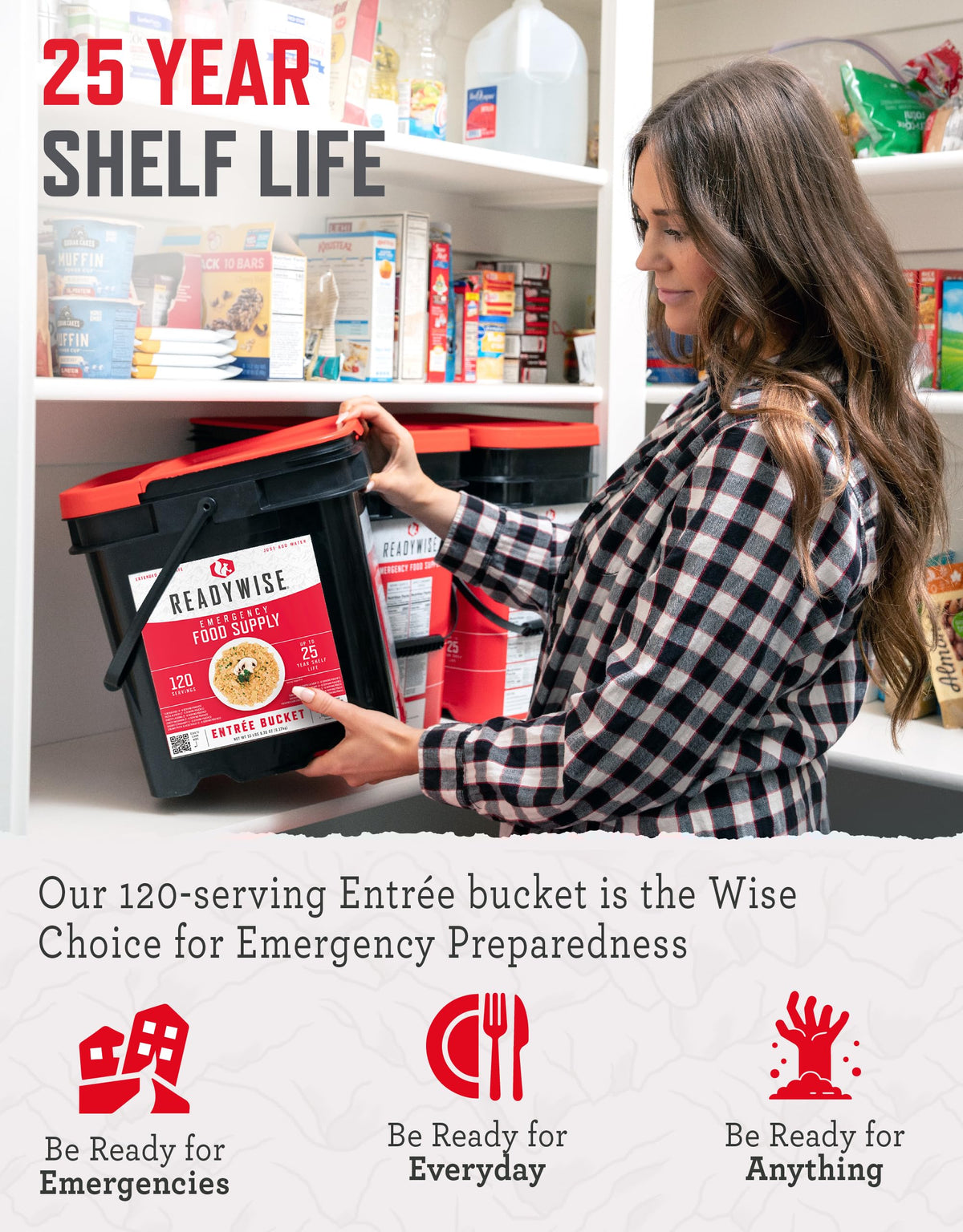 Emergency Survival Food Supply 120 Serving W24387