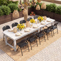 Black Plastic Folding Chairs 10 Pack H11324