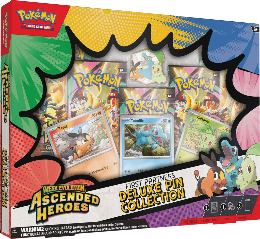 Pokémon TCG 3 Foil Promo Cards 1 Deluxe Pin & 5 Booster Packs Y16041