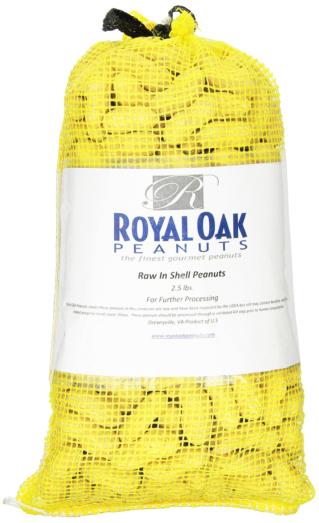 Raw In-Shell Peanuts 2.5 Pound Bags Pack of 3 N213