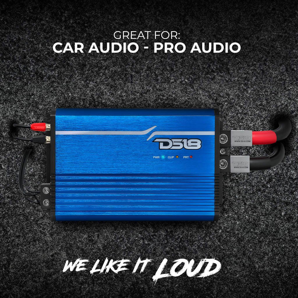 Compact Full-Range Class D 1-Channel Amplifier 2,500 Watts RMS Monoblock W21511