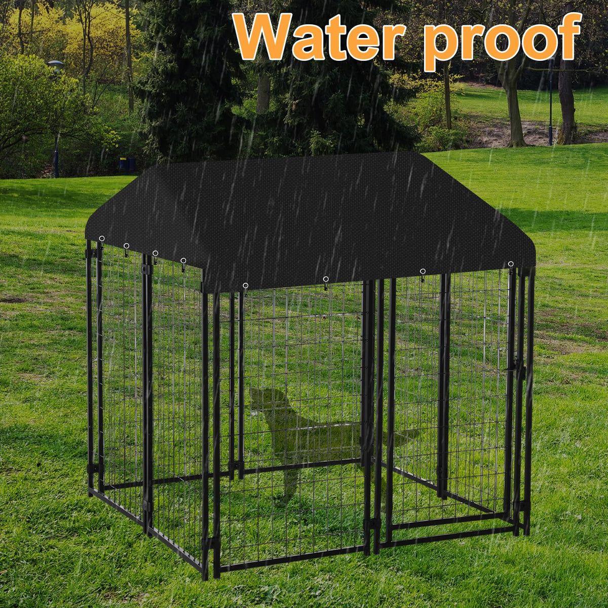 10' x 5' Heavy Duty Waterproof Oxford Cloth Dog Kennel Cover W114740
