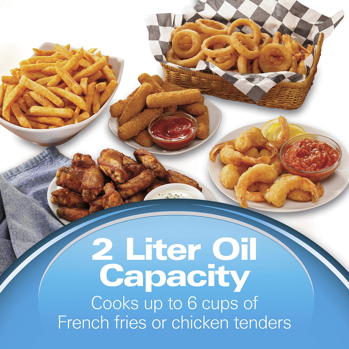 Cool Touch Electric Deep Fryer with Basket S33017