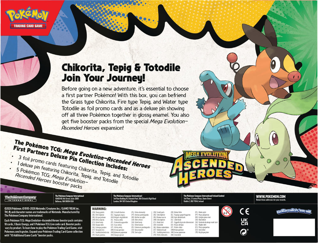 Pokémon TCG 3 Foil Promo Cards 1 Deluxe Pin & 5 Booster Packs Y16041